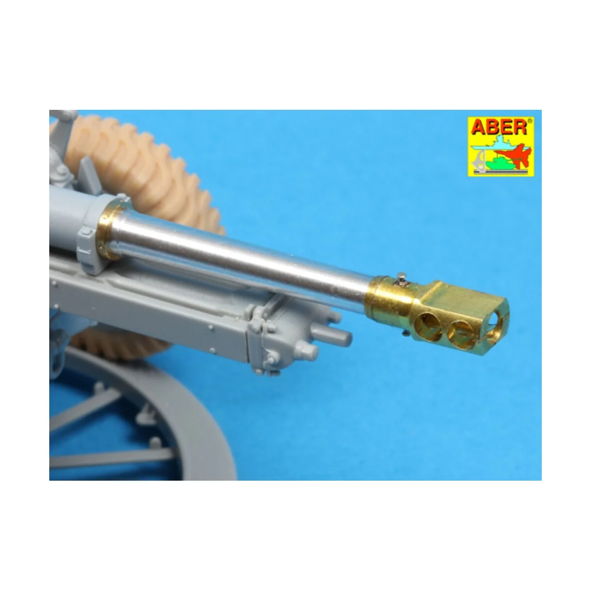 Late barrel MK2 with muzzle brake to British 25 pdr, 1/35 - Aber Mo...