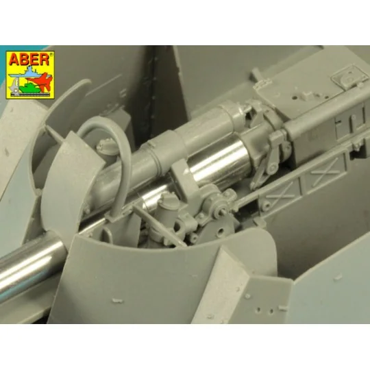Barrel for German Nashorn with 8, 8cm Pak 43/1, 1/35 - Aber Models ...