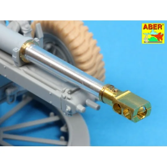 Late barrel MK2 with muzzle brake to British 25 pdr, 1/35 - Aber Mo...