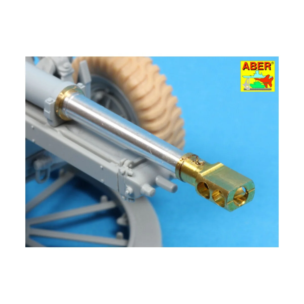 Late barrel MK2 with muzzle brake to British 25 pdr, 1/35 - Aber Mo...