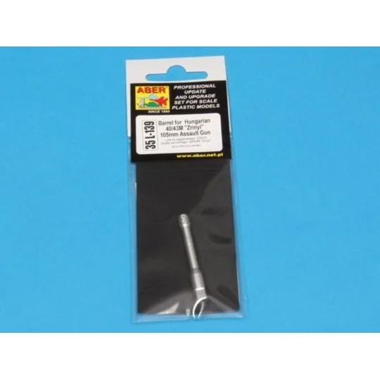 Barrel for Zrinyi 105 mm, 1/35 - Aber Models 35 L-139