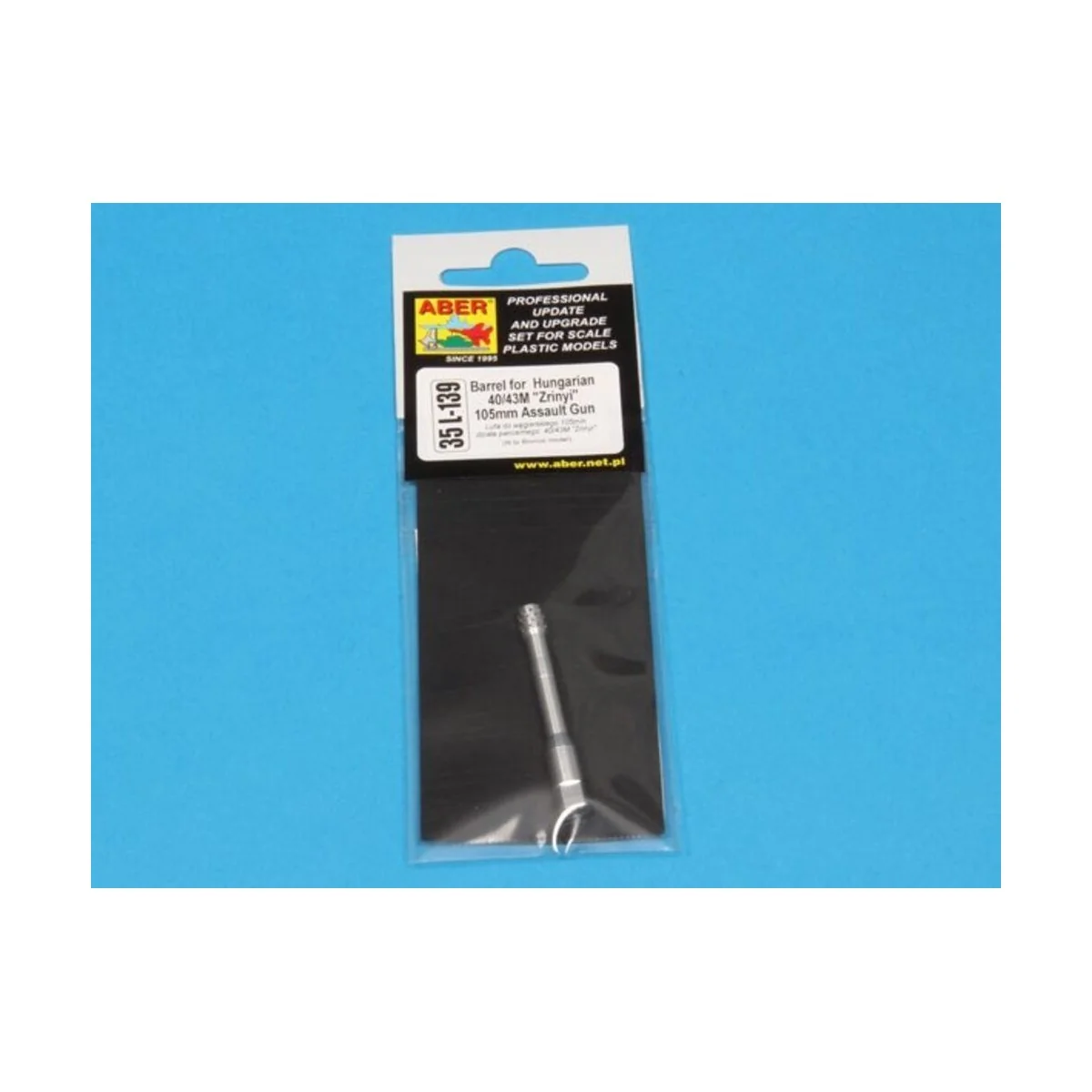 Barrel for Zrinyi 105 mm, 1/35 - Aber Models 35 L-139