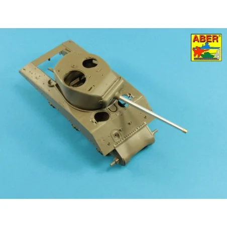 76 mm barrel with protector for Sherman M4, 1/35 - Aber Models 35 L...