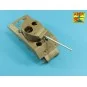 76 mm barrel with protector for Sherman M4, 1/35 - Aber Models 35 L...