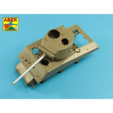 76 mm barrel with protector for Sherman M4, 1/35 - Aber Models 35 L...