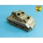 76 mm barrel with protector for Sherman M4, 1/35 - Aber Models 35 L...