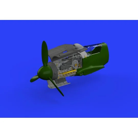 Bf 109G-10 engine for Eduard, 1/48 - Eduard Accessories 648441