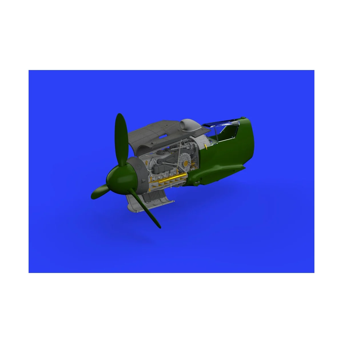 Bf 109G-10 engine for Eduard, 1/48 - Eduard Accessories 648441