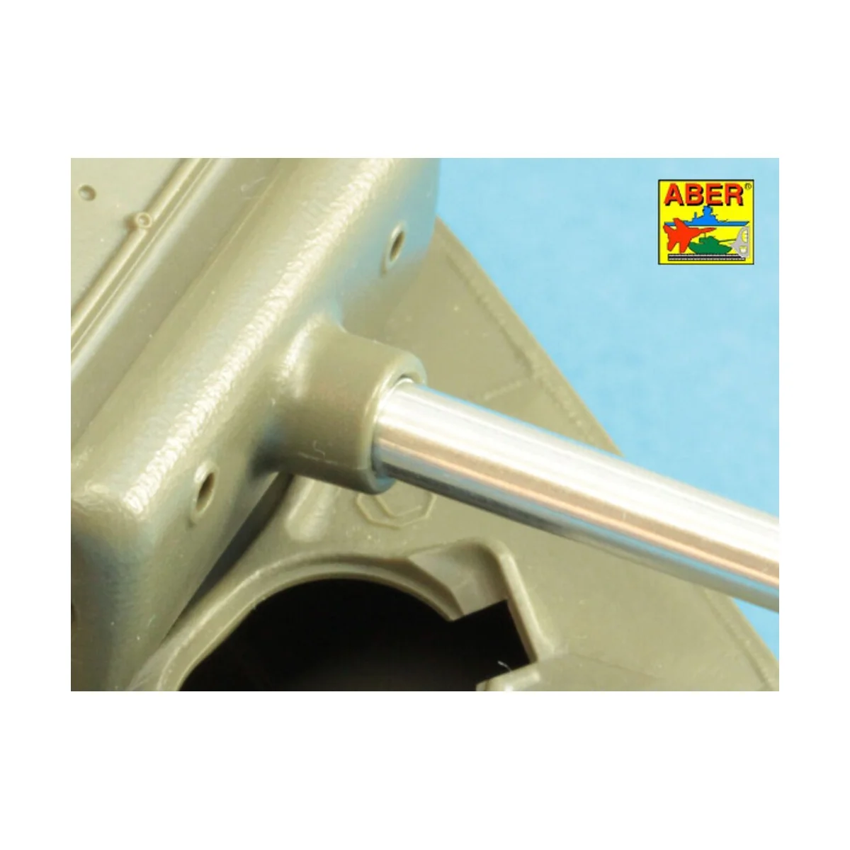 76 mm barrel with protector for Sherman M4, 1/35 - Aber Models 35 L...
