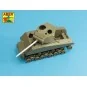 76 mm barrel with protector for Sherman M4, 1/35 - Aber Models 35 L...