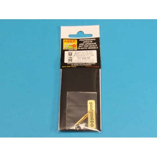 Barrel 20 mm and 7, 62 for AMX-30, 1/35 - Aber Models 35 L-142