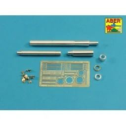 125mm 2A46M Barrel for Russian Tank T-72M1 & T-64A/B, 1/35 - Aber M... 2