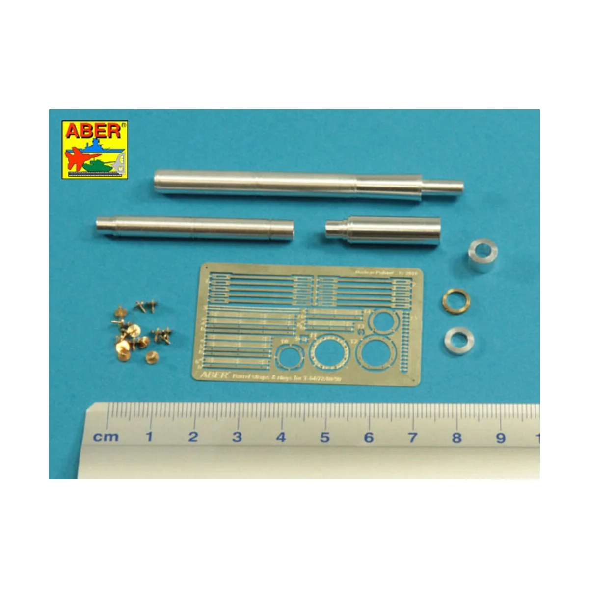 125mm 2A46M Barrel for Russian Tank T-72M1 & T-64A/B, 1/35 - Aber M...