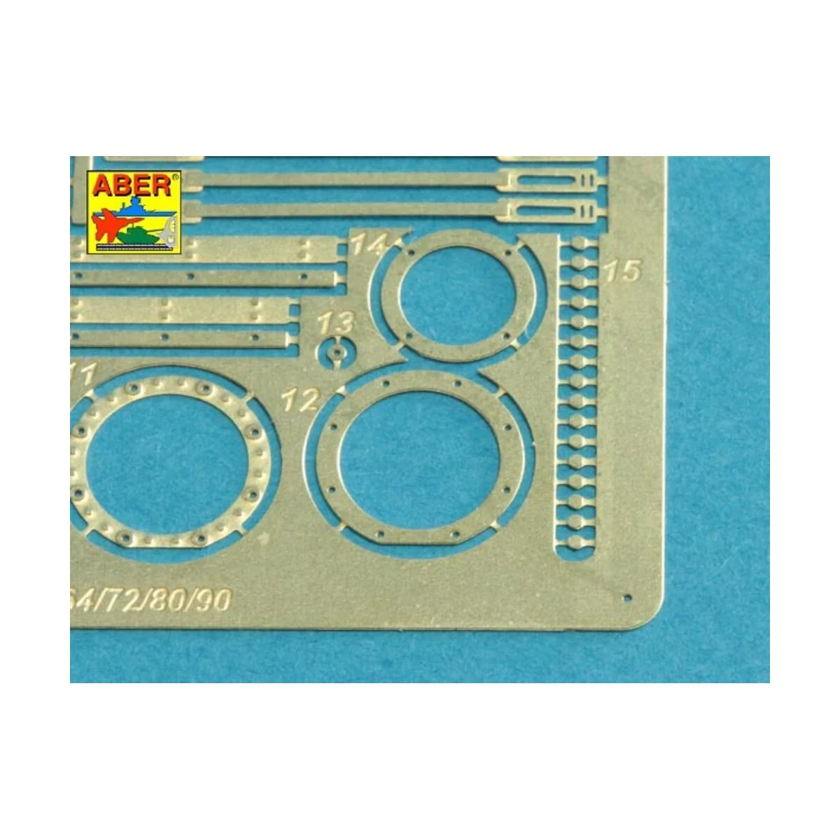 125mm 2A46M Barrel for Russian Tank T-72M1 & T-64A/B, 1/35 - Aber M...