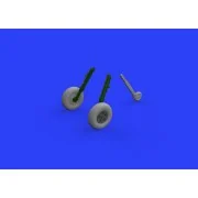 Spitfire Mk.I wheels for Tamiya - Eduard Accessories 648455