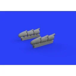 Spitfire Mk.I exhaust stacks for Tamiya, 1/48 - Eduard Accessories ...