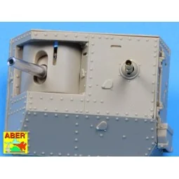 Barrels for Mark IV - Male, 1/35 - Aber Models 35 L-155 2
