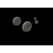 Spitfire Mk.XIV wheels-3spoke f.Airfix, 1/48 - Eduard Accessories 6...