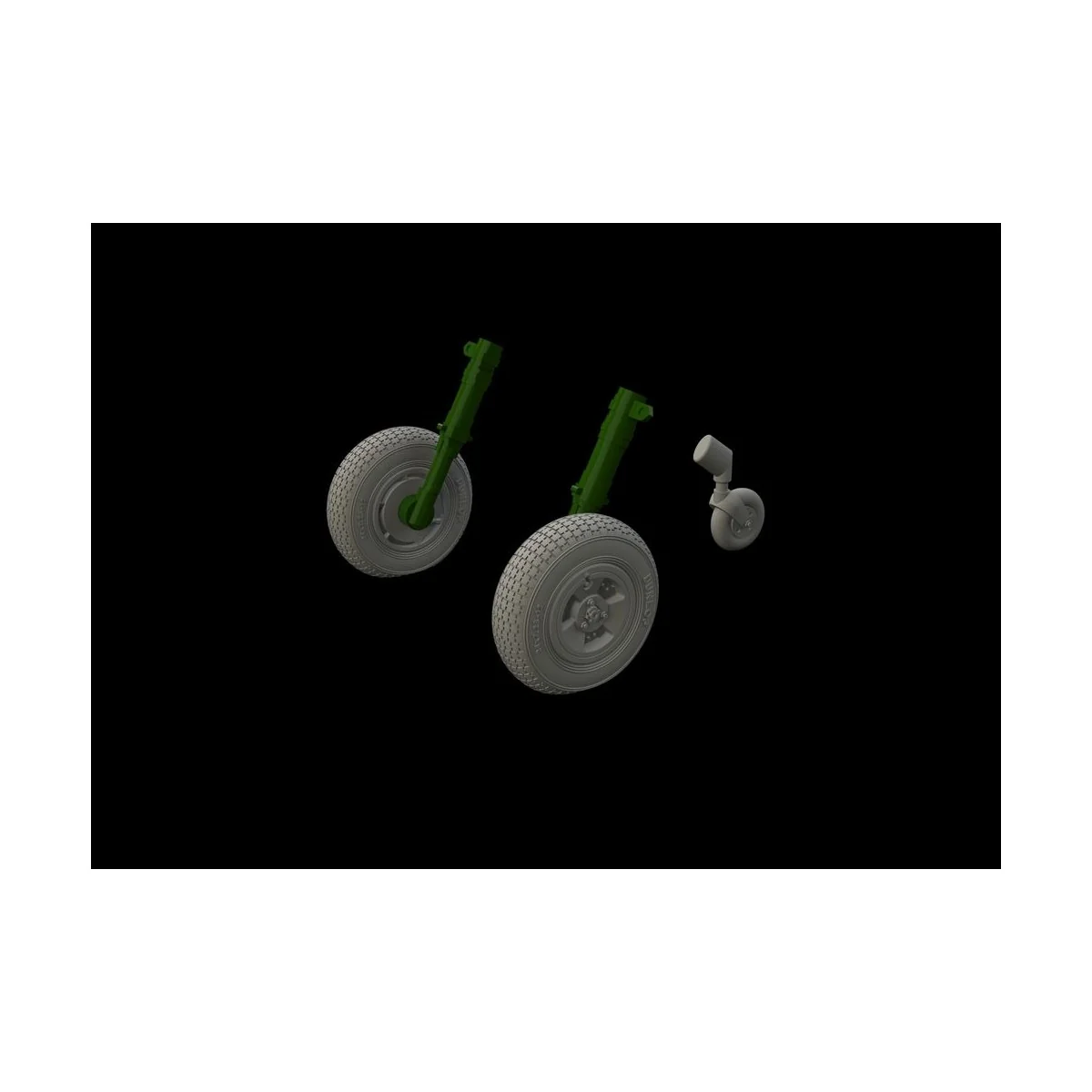 Spitfire Mk.XIV wheels-3spoke f.Airfix, 1/48 - Eduard Accessories 6...