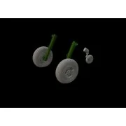 Spitfire Mk.XIV wheels-3spoke f.Airfix - Eduard Accessories 648469