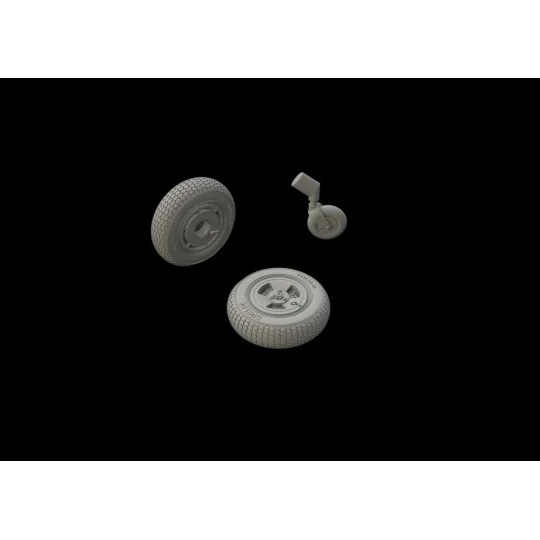 Spitfire Mk.XIV wheels-3spoke f.Airfix, 1/48 - Eduard Accessories 6...