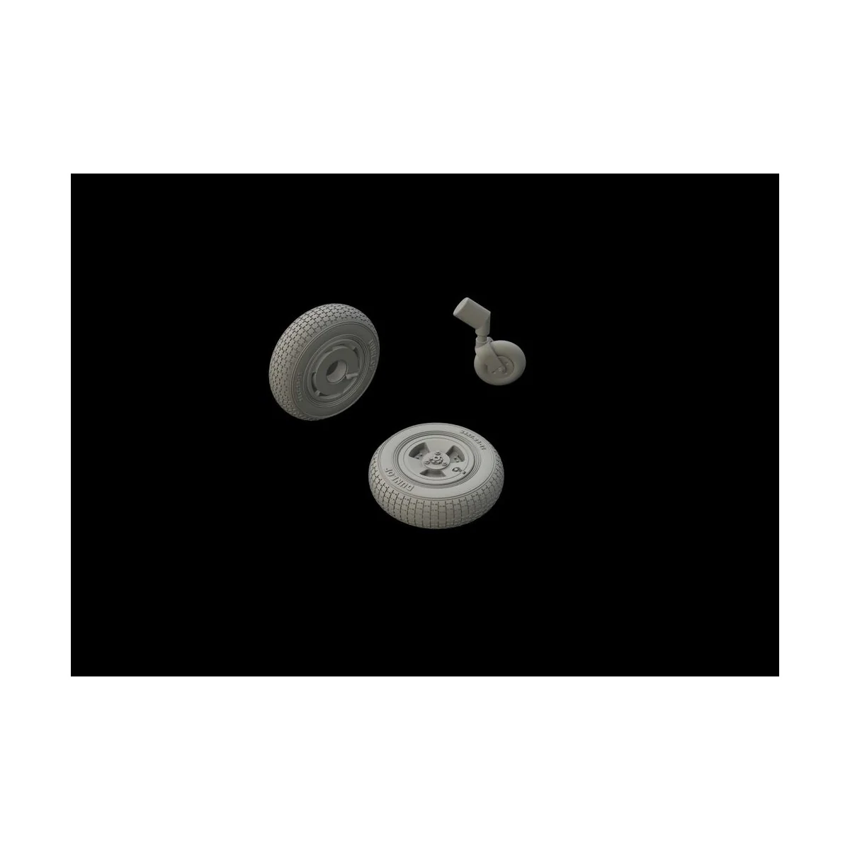 Spitfire Mk.XIV wheels-3spoke f.Airfix, 1/48 - Eduard Accessories 6...