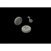Spitfire Mk.XIV wheels-3spoke f.Airfix, 1/48 - Eduard Accessories 6...
