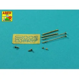 Two barrels to Browning ANM2 with flash hiders, 1/35 - Aber Models ... 2