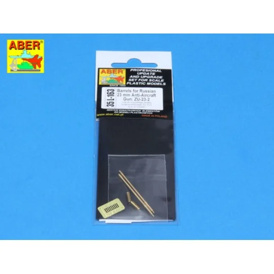 Barrels for Russian AA ZU-23-2, 1/35 - Aber Models 35 L-163