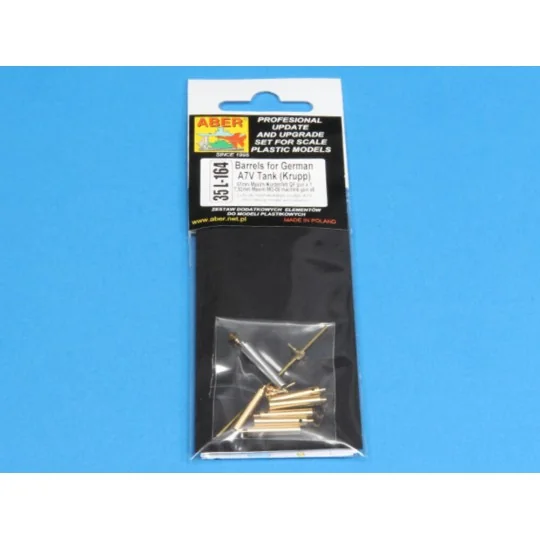 Barrels for German WWI A7V Tank, 1/35 - Aber Models 35 L-164