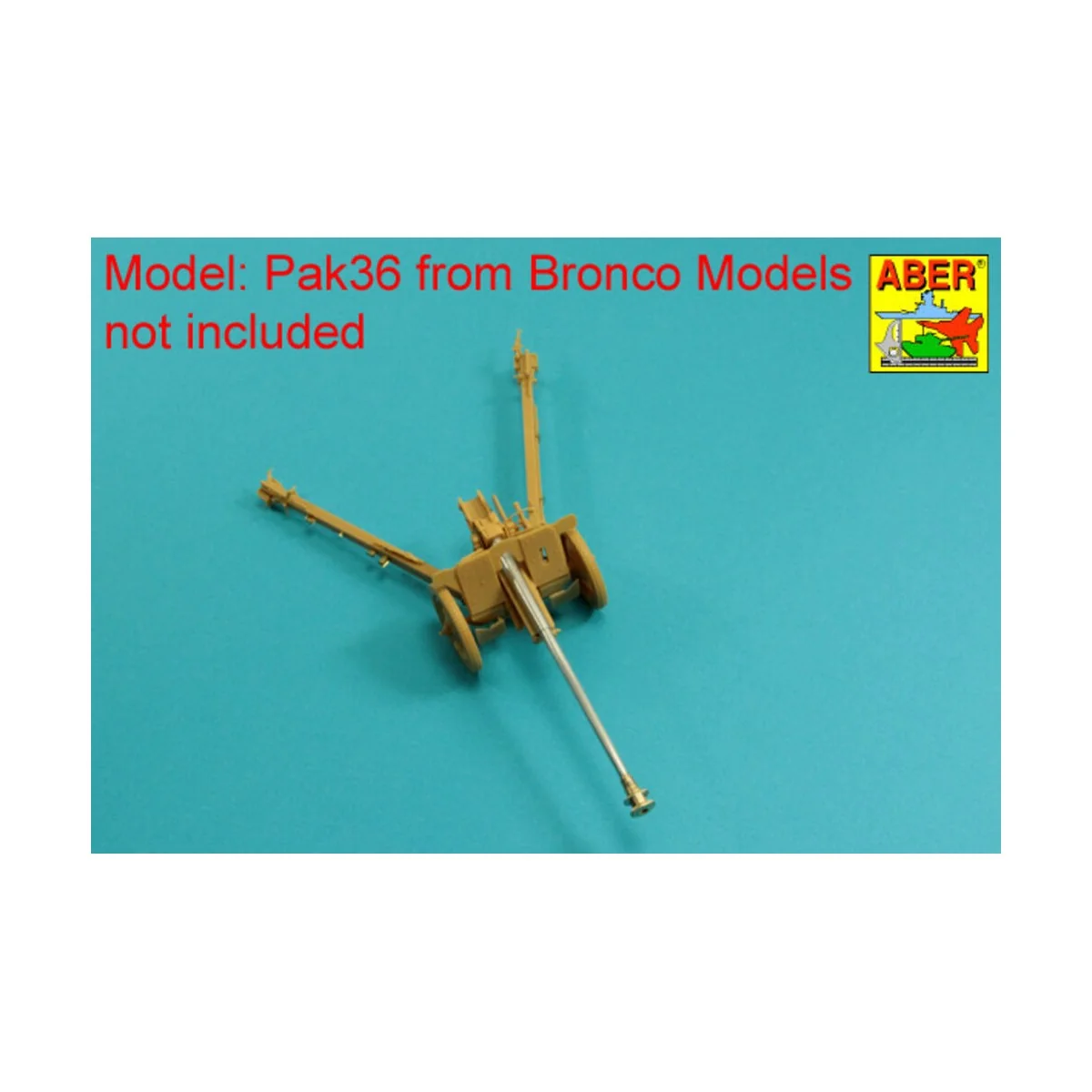 Barrel for German 76, 2mm Pak 36(r) Anti-tank Gun, 1/35 - Aber Mode...