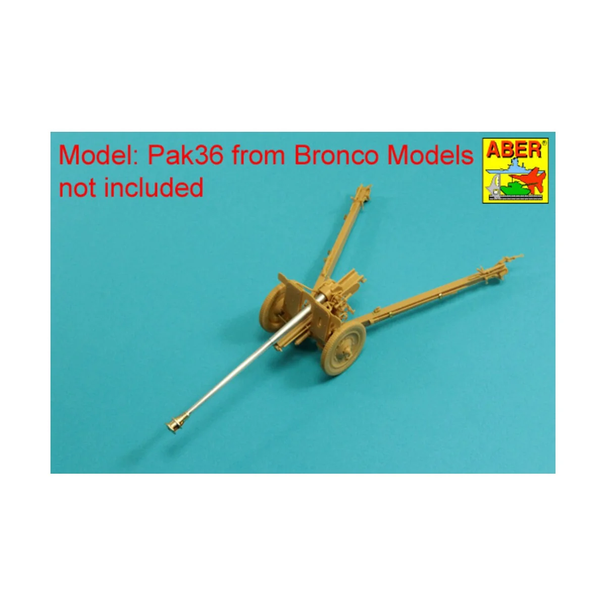 Barrel for German 76, 2mm Pak 36(r) Anti-tank Gun, 1/35 - Aber Mode...