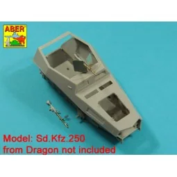 Barrel for German machine gun MG34 with Panzerschild, 1/35 - Aber M...