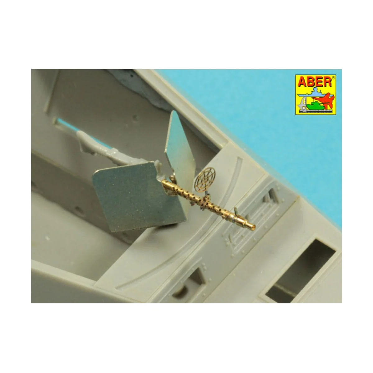 Barrel for German machine gun MG34 with Panzerschild, 1/35 - Aber M...