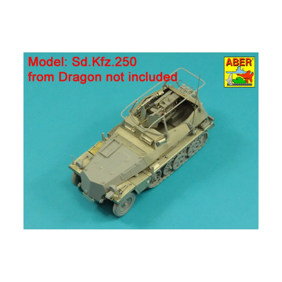 Barrel for German machine gun MG34 with Panzerschild, 1/35 - Aber M...