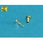 Set of gun barrel tips for MG 08 x3 pcs. And barrel tips for MG 08/...