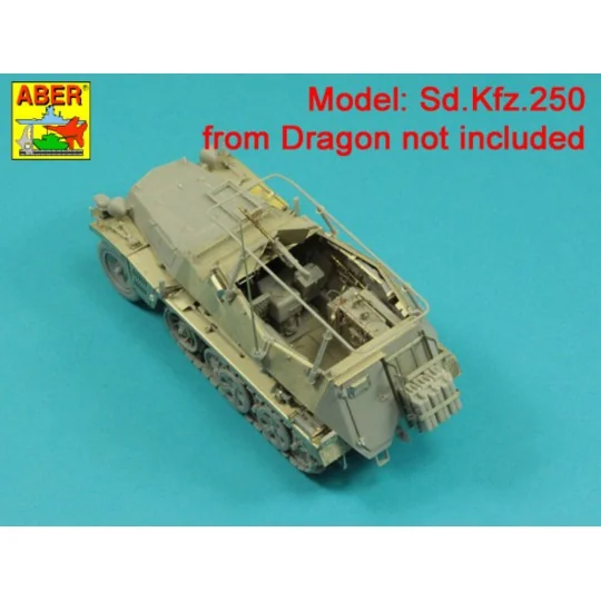Barrel for German machine gun MG34 with Panzerschild, 1/35 - Aber M...