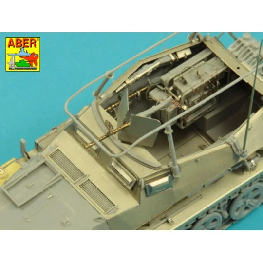 Barrel for German machine gun MG34 with Panzerschild, 1/35 - Aber M...