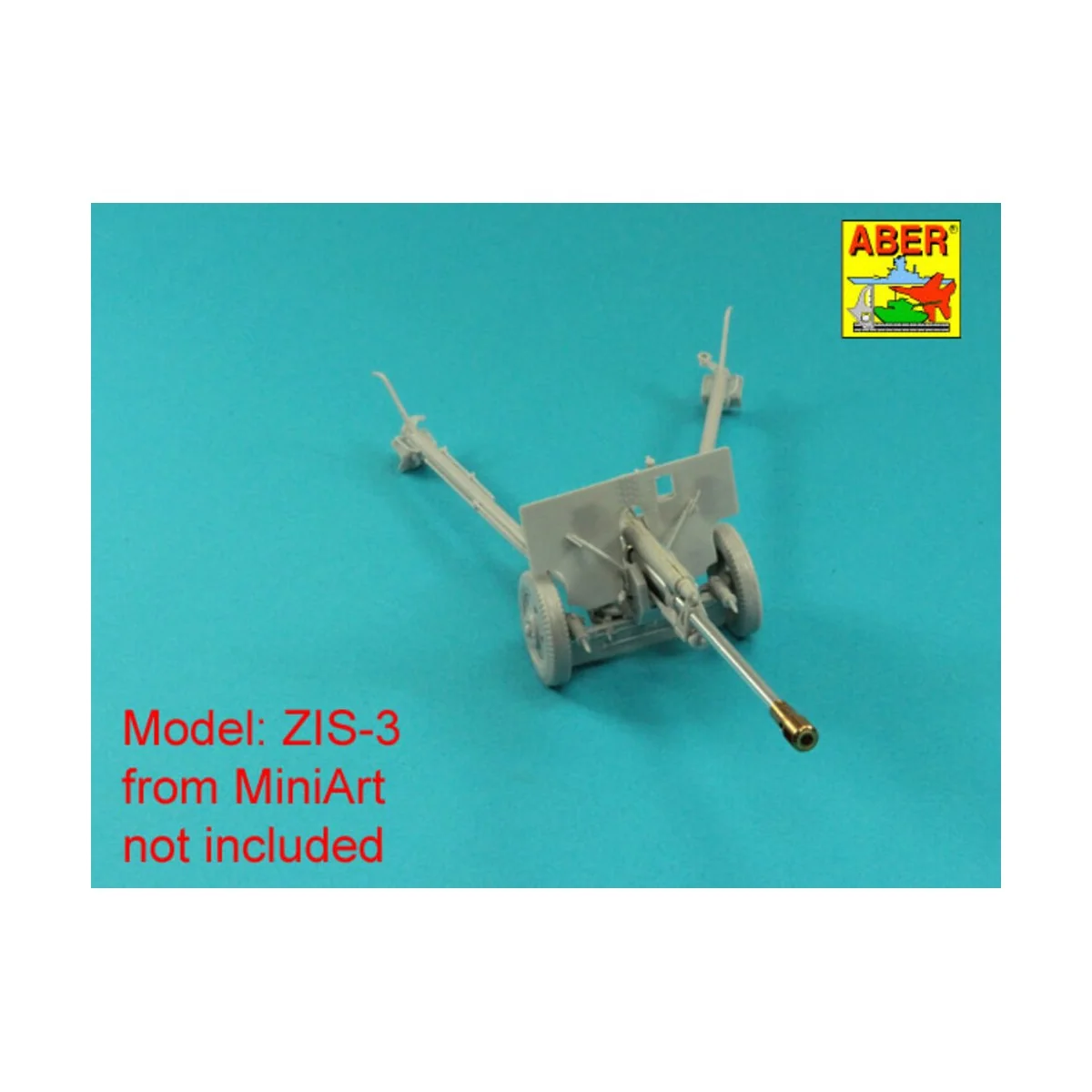 Gun barrel for ZiS-3, 1/35 - Aber Models 35 L-173