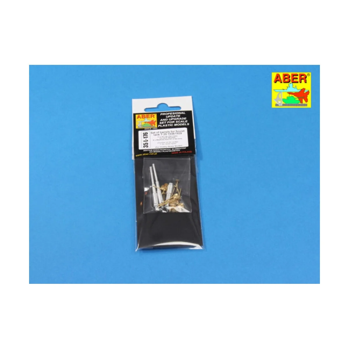 Set of barrels for Soviet tank T-35 1938/1939, 1/35 - Aber Models 3...