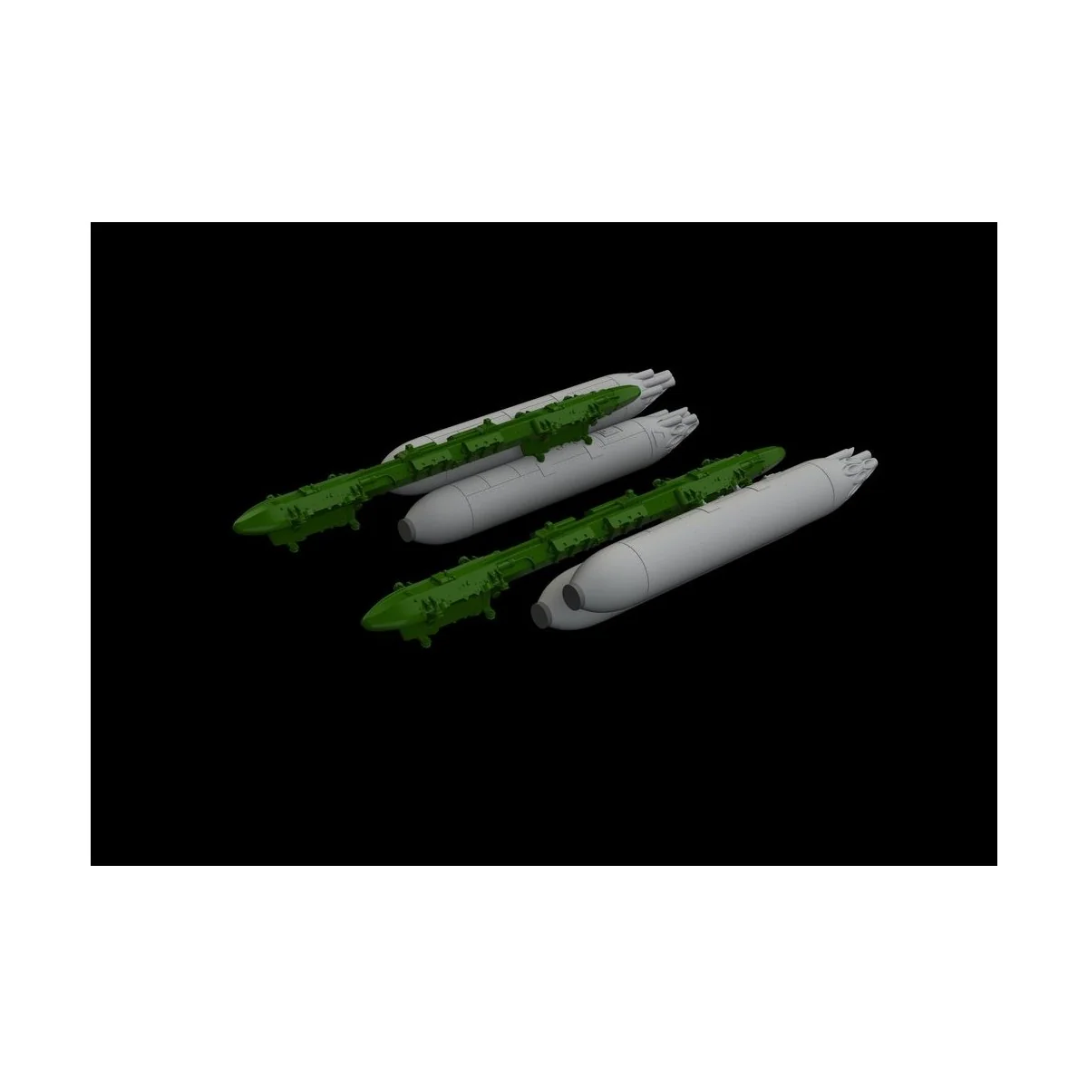 SUU-7 dispenser w/ extended tubes - Eduard Accessories 648478