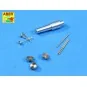 Set of barrels for Soviet tank T-28, 1/35 - Aber Models 35 L-175