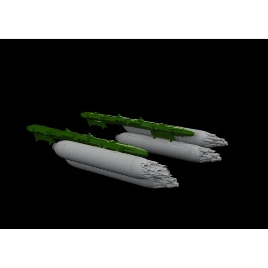 SUU-7 dispenser w/ extended tubes - Eduard Accessories 648478