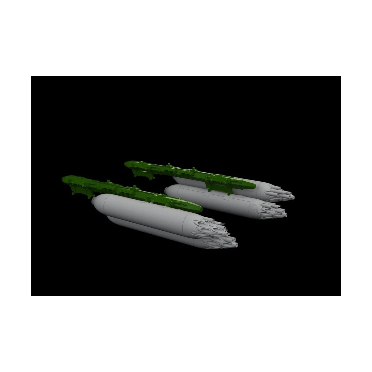 SUU-7 dispenser w/ extended tubes - Eduard Accessories 648478