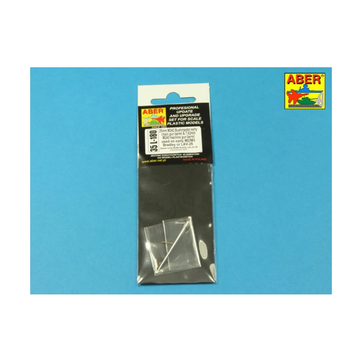 Gun barrels used on early M2/M3 Bradley or LAV-25, 1/35 - Aber Mode...