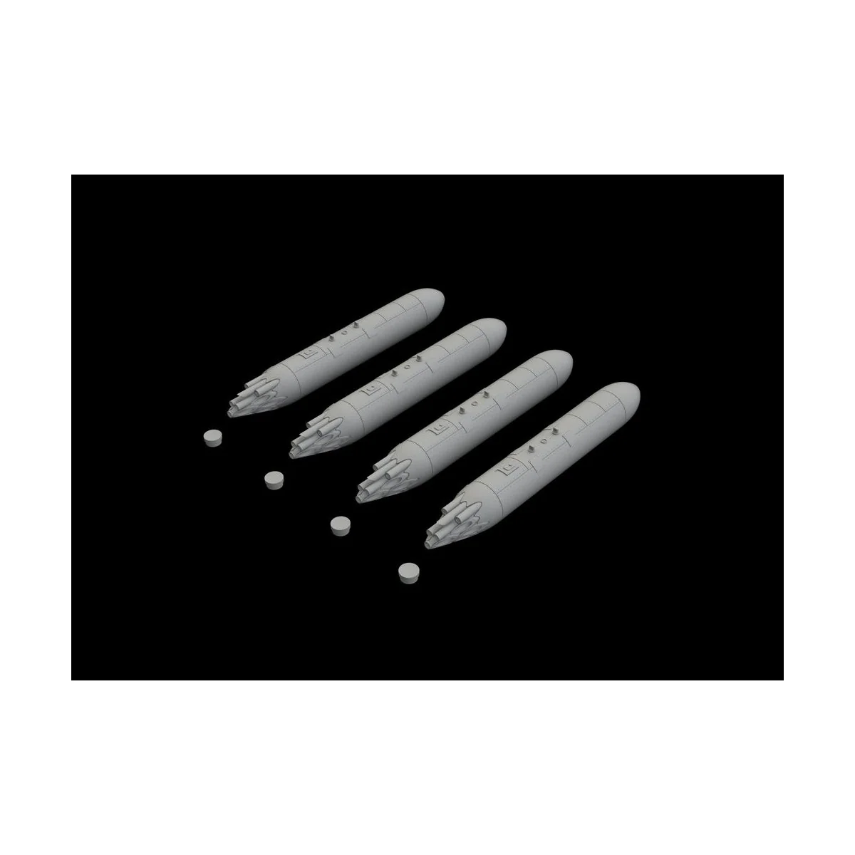 SUU-7 dispenser w/ extended tubes, 1/48 - Eduard Accessories 648478