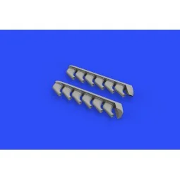 P-51D exhaust stacks for Eduard, 1/48 - Eduard Accessories 648485