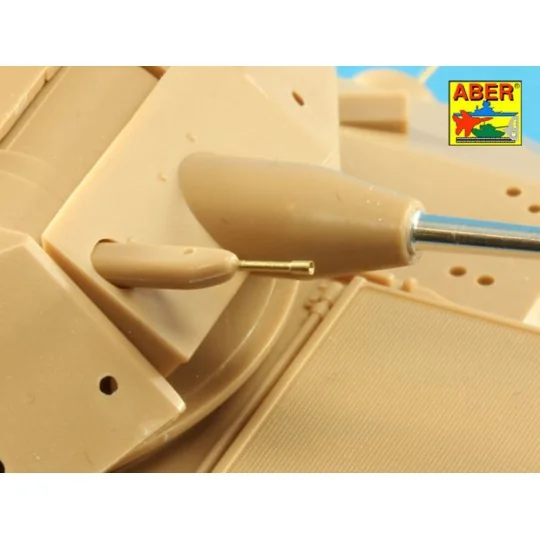 Gun barrels used on early M2/M3 Bradley or LAV-25, 1/35 - Aber Mode...
