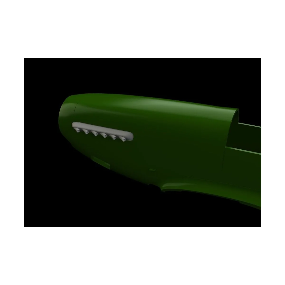 P-51D exhaust stacks w/ fairing for Eduard - Eduard Accessories 648486