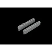 P-51D exhaust stacks w/ fairing for Eduard - Eduard Accessories 648486